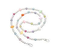 Decorative Anti-lost Phone Strap Beaded Chain Strap Beaded Texture Key Wallet Card Cell Phone Accessories Phone Strap, フリーサイズ