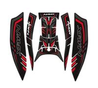 Decorative Anti-Slip mat Motorcycle Body Fairing Sticker Fuel Tank Pad Throttle Knee Grip Sticker Protective Sticker for Y&amaha NMAX155 NMAX 155(Style 3)