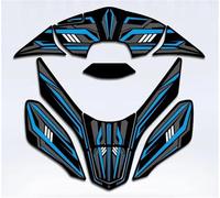 Decorative Anti-Slip mat Motorcycle Body Fairing Stickers Fuel Tank Pads Throttle Knee Pads Grip Stickers Protectors for PCX 160 PCX160(Style 18)