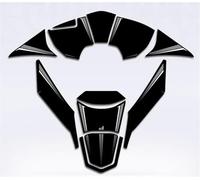 Decorative Anti-Slip mat Motorcycle Body Fairing Stickers Fuel Tank Pads Throttle Knee Pads Grip Stickers Protectors for PCX 160 PCX160(Style 16)