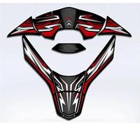 Decorative Anti-Slip mat Motorcycle Body Fairing Stickers Fuel Tank Pads Throttle Knee Pads Grip Stickers Protectors for PCX 160 PCX160(Style 8)
