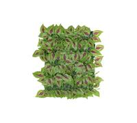 Decorative Art Fence Element - Extendable Background Decoration - Privacy Screen with Green Background - For Friends Students Adults Men Women Living Room Balcony Patio Backyard Outdoor