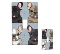 Decorative Art Light Switch Covers French Bulldog 1 Gang Wall Plate Cover Single Toggle Light Switch Plates Cover Electrica Faceplate For Bedroom Kitchen Home Decor