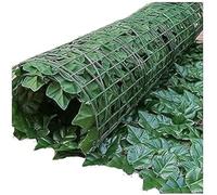 Decorative Artificial Ivy Leaf Green Hedge Roll 3m x 1m, Privacy Garden Fence, UV Fade Protected, Silk Polyester Leaves, Outdoor Landscaping Fence