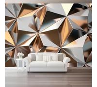 Decorative Arts Geometry Triangles Wall Mural Wallpaper Design, Non-Woven Wallpaper for Bedroom or Living Room - Multicolor Decorative Photo Mural 150 x 105 cm（WxH