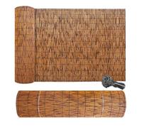 Decorative Bamboo Fence Roll - 5ft x 30ft Outdoor, Natural Fencing for Garden, Balcony & Patio - Various Heights: 2ft, 3ft, 4ft, 5ft, 6ft with Cable Ties