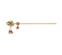 Decorative Bansuri Bansi Decorative Brass God Accessories Laddu Gopal Metal Flute Small Size for Ladoo Gopal Meenakari and Flutes for Indian Traditional Diwali Festival Decor (Size:-8.5")