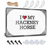 Decorative Bar Signs I Love My Hackney Horse Tin Sign Vintage Metal Signs Funny Tin Decor(30X40CM)