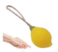 Decorative Bath Soap - Natural Lemon Design Bar, 10cm Fruity Fragrance Cleanser, Gentle Universal Skin Bath Bar, Refreshing Citrus Bridal Shower Gift | Premium Guest Soap For Travel Home School Youth