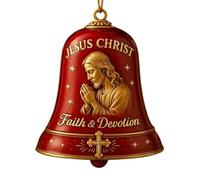 Decorative Bells,Praying Hands Bell | Jesus Christian Scene Holiday Decor for Tree Farmhouse Festive Event Wreath Wall Door Holiday Party