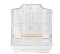 Decorative Bird Cage for Large Birds, Portable Iron Parrot Cage with Complete Accessories for Budgerigars and Pigeons