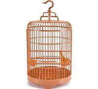 Decorative Bird Cage for Parakeets with Stand, Environmentally Friendly Retro Design, Hand-Carved Elegant Flight Habitat, Suitable for Doves, Canaries, and Other Birds
