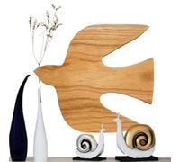 Decorative Birds - Realistic Artificial Birds, Perfect Fusion with Walls and Adaptability to Various Decorations through Realistic Wooden Calculate Dimensions for Home, Garden, Outdoor Terrace