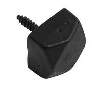 Decorative Black Antique Door Studs | 19mm Cast Iron | Pack of 10