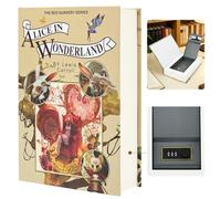 Decorative Book Safe with Combination Lock, Stacked Hardcover Books Boxes Secret Hidden Storage Diversion Box for Cash Phone Passport Valuables Home Office Bookshelf Journey Secrets(B)