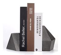 Decorative Bookend Or Abstract Sculpture Art 2pcs Antique Black - Ambipolar