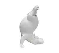 Decorative Bookends - Hippo Acrobatic Resin Book Holder, Funny Bookends | For Mouse Library Teacher Student Desk Bookshelf Office Library Reading Corner