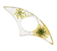 Decorative Bookmark Page Holder Reading Aid for Sitting or Lying | Plastic, Lightweight and Portable, Keeps Pages Open, White Finish, for Friends Who Love Reading