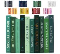 Decorative Books | Green 10 Book Set with 3 Sizes | Preassembled with Hidden Storage | Perfectly Stackable for Easy Home Staging | Book Decor to Elevate Your Space | Home Decor Made Simple!