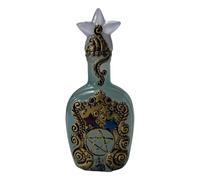 Decorative bottles, retro resin vase, 3.15 x 1.57 x 6.5 inches, elegant design of the centerpiece, lightweight robust for bedroom, living room, dining table, library, birthday, decoration