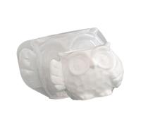 Decorative Bowl Jewelry Storage Artistic Silicone Owl Mold for Creating Succulent Plant Planter Owl Shaped Concrete Cement with Bottle Lid