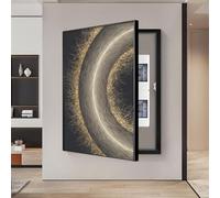 Decorative Box Fuse Box Cover Cabinet Flip Cover Meter Box Decorative Picture Frame Electric Box Electrical Meter Cover Panel Hide Paintings,09,40 * 60CM