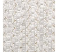 Decorative Braid Gimp Trim for Costume, Upholstery, Curtains, Home Decor, DIY Crafts, Multiple Colours (White, 5 Metre)