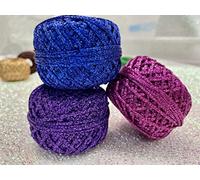 Decorative Braided Metallic Rope Cord String Christmas Presents Glitter Wrap 2mm - Any Length - Sold by The Metre (Pink)