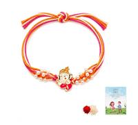DECORATIVE BUCKETS Rakhi for Brother | Rakhi for Boys | handmade boys rakhis based on cricket, football jersey, video game, wizard and boxing themes, Ganesh ji, adjustable, Thread, no gemstone