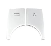 Decorative Buttons Compatible with Benz for A Class for W176 2013 2014 2015 2016 2017 2018 2PCS Car Multimedia Button Trim Silver Decals