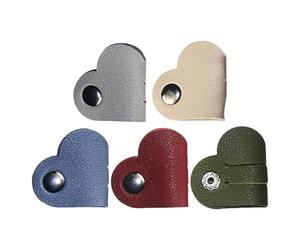 Decorative Cable Winder - Heart-Shaped Cable Holder, Data Cable Management Organizer with Tangle-Free Charger, Long-Lasting Ergonomic Design | For School, the E