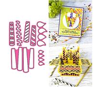 Decorative Candles Dies for Card Making DIY Scrapbooking Birthday Candles Metal Cutting Dies for Paper Crafting Arts Crafts Handmade Crafts Metal Die Cuts Punch Template Moulds Scrapbooking Supplies