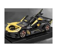 Decorative Car Model 1:32 For Bolide Sport Car Diecast Metal Alloy Scale Model Industrial Style Decoration perfect for gifting(Yellow)