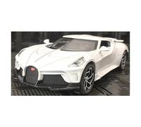 Decorative Car Model 1:32 For La Voiture Noire Sport Car Diecast Metal Alloy Display Model Holiday Party Gift perfect for gifting(White)