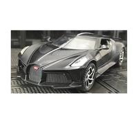 Decorative Car Model 1:32 For La Voiture Noire Sport Car Diecast Metal Alloy Display Model Holiday Party Gift perfect for gifting(Matte black)
