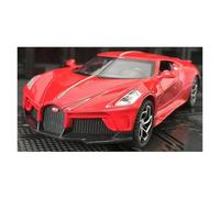 Decorative Car Model 1:32 For La Voiture Noire Sport Car Diecast Metal Alloy Display Model Holiday Party Gift perfect for gifting(Red)