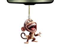 Decorative Car Pendant - High-Performance, Ergonomic, Modern, Room Decor, 2D Monkey for Parties, Multipurpose Everyday Utility | Multipurpose Outdoor Indoor Utility