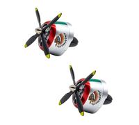 Decorative Car Vent Freshener Pair, ABS Air Care, A | Aircraft Propeller Look for Daily and Cabin, Road Trips, and Daily Use with Vent Detail