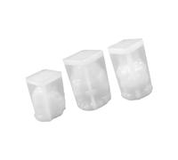 Decorative Casting Mold Set, Halloween Silicone Hooded Skull Styles, Triple Cavity Forms, Flexible Build, Resin Wax Cement Plaster Display Home Projects Halloween Skull Figurine Resin