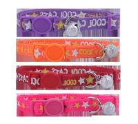 Decorative Cat Print Collar - Custom Fit - Durable Material - Ideal for Pets and Outdoor Activities