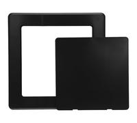 Decorative Ceiling Plumbing Access Panel Cover, Abs Black 7.87 Inch