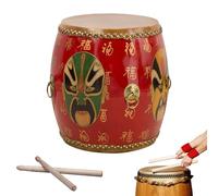 Decorative Ceramic Drum Stool, Hand-Painted Retro Design, High Load-Bearing for Living Room and Balcony