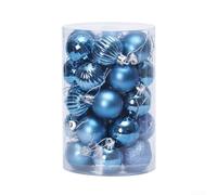 Decorative Christmas Balls 34PCS Shatterproof Ornaments for Trees and Holiday Celebrations, 40mm Size (13#)