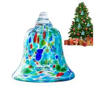 Decorative Christmas Bells | Festive Crafts Home Decorations - Party Bells & Glass Christmas Ornaments - For Indoor Outdoor Wall Door Window Fireplace Bedroom Living Room Office Party
