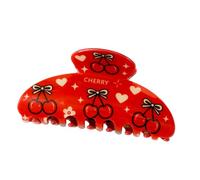 Decorative Christmas Hair Clip with Curved Jaw Hold, PVC Accessory for Holiday Updos, Half Up Looks and Daily Use Seasonal Hair Accessory Festive Clip Winter Holder Holiday Updo Curved Jaw