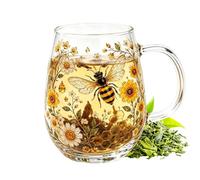 Decorative Coffee Mugs Colorful Decorative Retro Hummingbird Bee Glassware