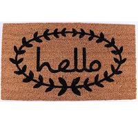 Decorative Coir Entrance Door Mat Hello 70 cm x 40 cm