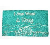 Decorative Coir Entrance Door Mat I just want a hug 70 cm x 40 cm
