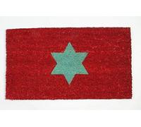 Decorative Coir Entrance Door Mat Star 70 cm x 40 cm