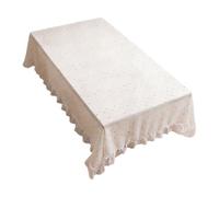 Decorative Colorful Dots Table Cover Washable Polyester with Ruffled Edges for Restaurant Fashion Tablecloth Home Decors Tablecloth Coffeeshop Table Runner Dining Cloth